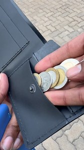 Every now and then we get a request for wallet with coin pocket. Price ksh 2200. In video, The assymetrical wallet (with the 5 card pockets and no coin pocket, 🙂) is 2100. . . . #leather #handmade #gift #happy #family #friends #fashion #style #money #beautiful #black #reels #trending #men #love | Khalifa Crafted