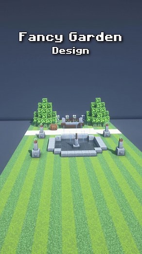 Minecraft Fancy Garden Design