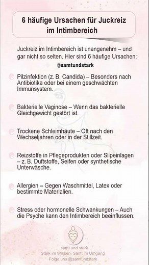 Was verursacht Juckreiz im Intimbereich? 6 Gründe, die du kennen solltest