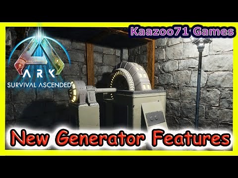Ark Survival Ascended New Generator Features💥