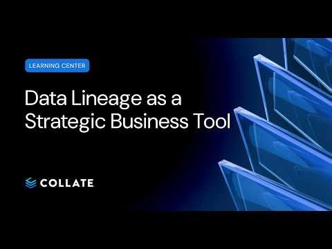 Data Lineage as a Strategic Business Tool