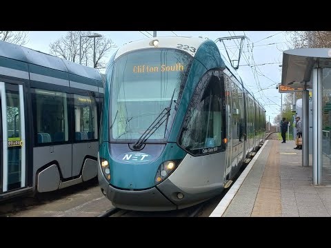 Nottingham Express Transit Line 2 Alstom Citadis 302 (223M2) Wilkinson Street - Radford Road