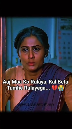 Aaj Maa Ko Rulaya, Kal Beta Tumhe Rulayega... 💔😭 #shorts #emotional