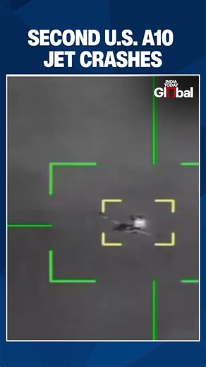 Second U.S. A10 Jet Crashes Near Hormuz After F15E Down Pilot Rescued War Tensions Surge