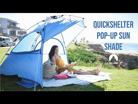Quick Shelter from Lightspeed Outdoors | Pop-up sun shelter with UPF 50+ sun protection
