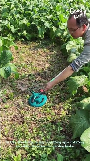 Rotating Sprinkler for Garden Irrigation