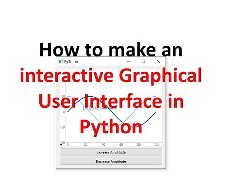 How to make a basic GUI for interactive plot in Python | PyQt5 | PyQtGraph