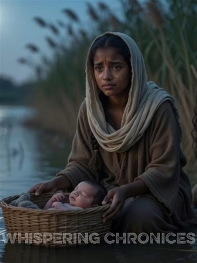 BABY MOSES IN THE NILE #biblestory