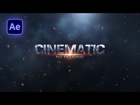 After Effects Tutorial: Cinematic Trailer Title Animation in After Effects (No Plugins)