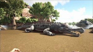 ARK Survival Ascended Sarcosuchus taming guide