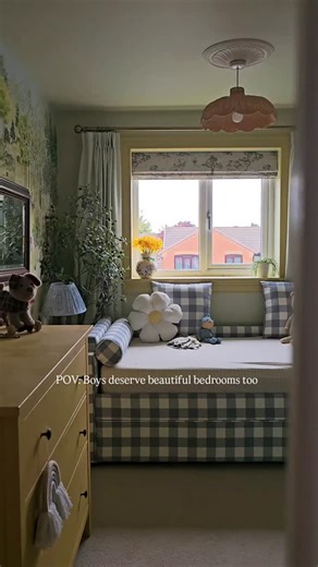 The tiniest bedroom in the house is my little baby boy's bedroom... It measures 2.2 metres by 1.8 metres plus an extra little bit when you enter the room which is too narrow for any furniture. But despite its tiny little size which barely fits a single bed bar anything else I wanted him to have as beautiful a bedroom as any of his siblings. I still have some work to do including building out his little reading nook into a more usable prettier space and also upcycling his chest of drawers. Save t