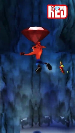 Collecting the Red Gem in Snow Go | Crash Bandicoot 2: Cortex Strikes Back