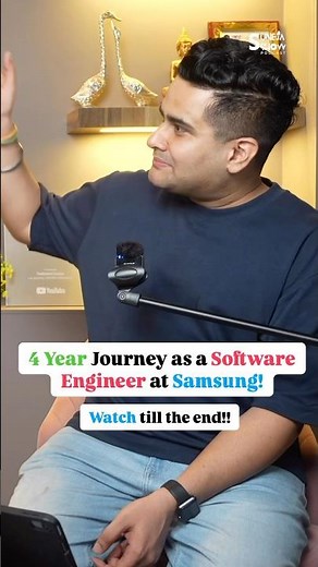 4-Year Journey as a Software Engineer at Samsung! ( Must Watch Episode) #shorts #interview