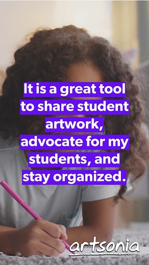Create digital student art portfolios, engage families, fundraise, and more with Artsonia! https://www.artsonia.com/teachers/default_fb.asp | Artsonia