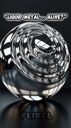 Liquid Metal Orb Starts Moving on Its Own 😳| Satisfying 3D Animation
