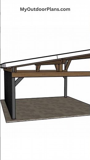 DIY 16x16 Modern Pavilion #gazebo #pavilion #largegazebo