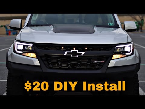 Colorado ZR2 Custom LED RAPTOR Lights (DIY Easy Bolt on Solution)