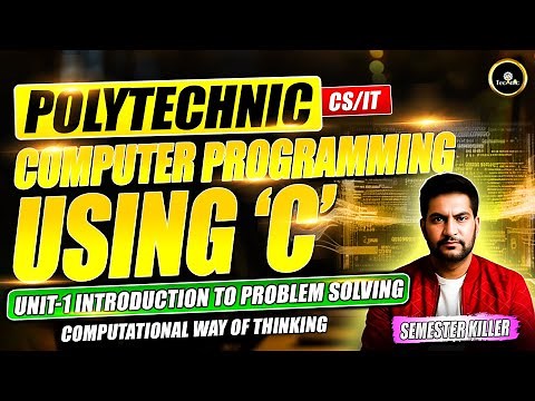 Algorithm IN LANGUAGE C📚 | Computational way of thinking| Polytechnic 3rd Semester |#astechnic
