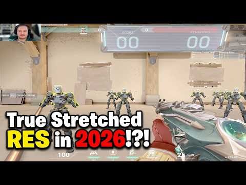 How to Use True Stretched RES in VALORANT (TENZ Method) 2026*