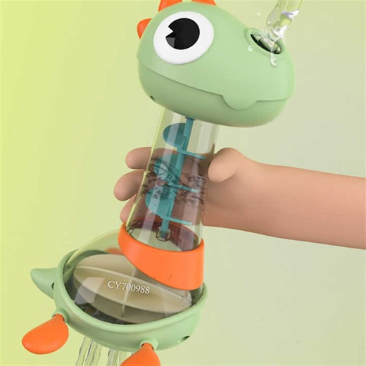 New Learning Toys Dinosaur Bath Toy Spinning Shower Cartoon Water Toys For Kids