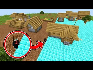 ماين كرافت : الحماية ضد الهجوم ولكن قرية الدايموند ضد قرية الديرت !!؟ 😱🔥