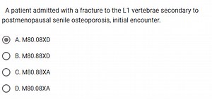Assign the correct ICD-10-CM code for a patient admitted with a... | Filo