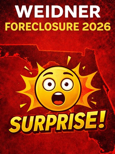 😳 SURPRISE! Florida Foreclosure Isn’t What You Think You thought it was bank vs. homeowner? It’s not. It’s you vs. the system. 📄 Paperwork. 🧾 Procedure. ⚖️ Precision. Banks mess up all the time — missing documents, robo-signed affidavits, sloppy filings. But unless YOU challenge it, the court lets it slide. 👀 Most people lose their homes not because they did something wrong… …but because they didn’t know what to look for. #Foreclosure2026 #WeidnerLaw #ForeclosureDefense #MattWeidner #Florida