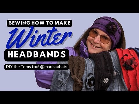 Learn how to make Professional Winter Fleece Headbands with all the trims