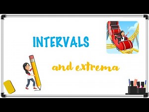 Increasing, Decreasing, Constant Intervals and Extrema | Graph Behavior Explained