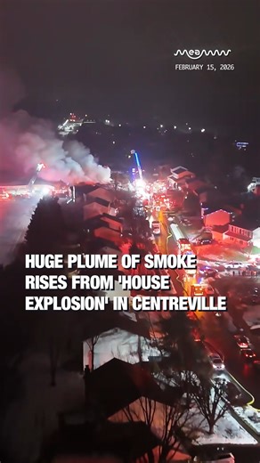 Huge Plume of Smoke Rises From 'House Explosion' in Centreville Aerial footage captured think columns of smoke rising from a house fire in Centreville, Virginia, on Sunday, February 15, following a reported “explosion.” Fairfax County Fire and Rescue Department said multiple units responded to reports of a “loud explosion” on Quail Pond Court at 9:48 pm and urged the public to avoid the area. “Units responded to multiple calls reporting a loud explosion and a house fully involved in fire. Crews 