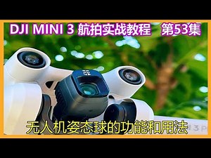 用好姿态球，飞行更安全，详细讲解无人机姿态球的功能和用法│第53集│大疆无人机DJI Mini3 航拍新手指南