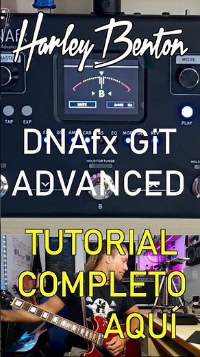 Harley Benton DNAfx Git Advanced - Tutorial Completo - Afinador