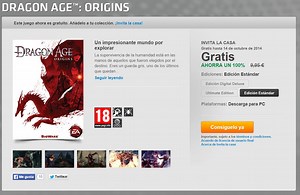 Descarga Dragon Age: Origins gratis