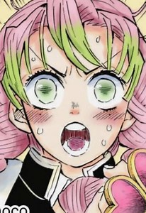 There’s most picutues in the manga and stuff and I believe she had black socks as well but I couldn’t find any pics#mitsuri#mitsurikanroji#lovehashira#fyp
