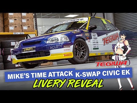 Mike's Time Attack K-Swap Civic EK Livery Reveal!