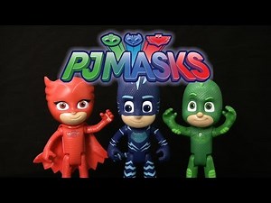 PJ Masks Talking Gekko, Owlette, Catboy from Just Play