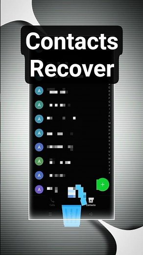 Restore All Deleted Contacts in Seconds #contact #recovery #shorts