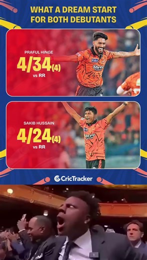 A dream script unfolds as two debutants destroy RR's powerful lineup