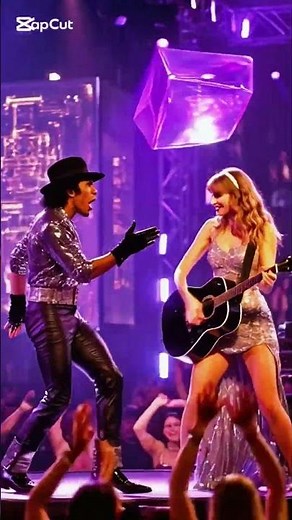AI MJ & TAYLOR SWIFT! 🎤 Impossible Dream Duet You've NEVER Seen! #shorts #michaeljackson