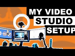 My Two-Step Video Studio and Desk Setup [very easy to set up!]