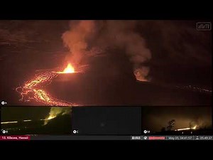 May 5, 2026: Episode 46 Eruption Begins | 3 Views of Lava Fountaining