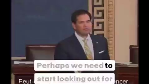 The video shows Marco Rubio first saying that “Ukraine is not America’s war,” and then older video showing him explaining how “America promised to defend Ukraine in exchange for giving up its nuclear weapons.”Rubio has become a prime example of the MAGA cult mentality. He has compromised his own principles in order to follow the cult leader. Rubio is now wearing shoes that do not fit, yet he is too afraid to admit it.
