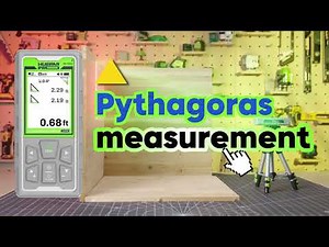 How to Use Pythagoras Measurement on Huepar Laser Meter | Accurate Height & Distance