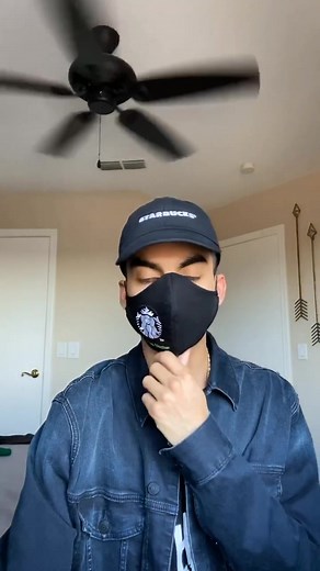 Starbucks face mask tutorial. #starbucks #facemask #covid19 #coronavirus #diy #fyp #quarantine #partner #corona #sewing #starbs