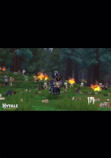 This machinima was made a couple years ago with outdated ingame machinima tools, the tools on release might not be able to do this yet as they are broken, this machinima also doesn’t have any connection to the current games lore #hytale #hytalegame #hytalenews #fyp #machinima