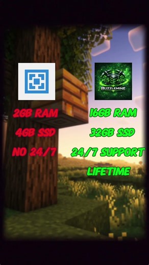 free 24/7 hosting without invite direct #minecraft