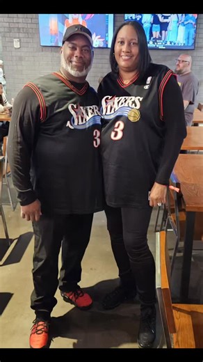 13 reactions | Throwback night celebrating 25 years of the Eastern Conference Championship  Let's Go Sixers  #sixersnation #sixersbasketball #oksimmons #imomar #smartgy #shannaandomar #omarandshanna | Omar Simmons | Facebook