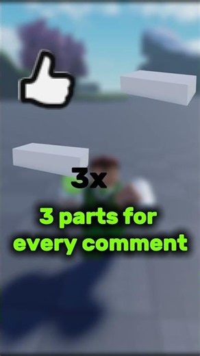 Adding 1 part for every subscriber #roblox #robloxstudio # #robloxgamedesign #fyp
