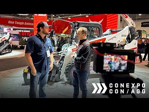 Bobcat Equipment Booth at CONEXPO-CON/AGG 2023 Construction Trade Show in Las Vegas