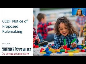 Overview of CCDF Notice of Proposed Rulemaking (NPRM)